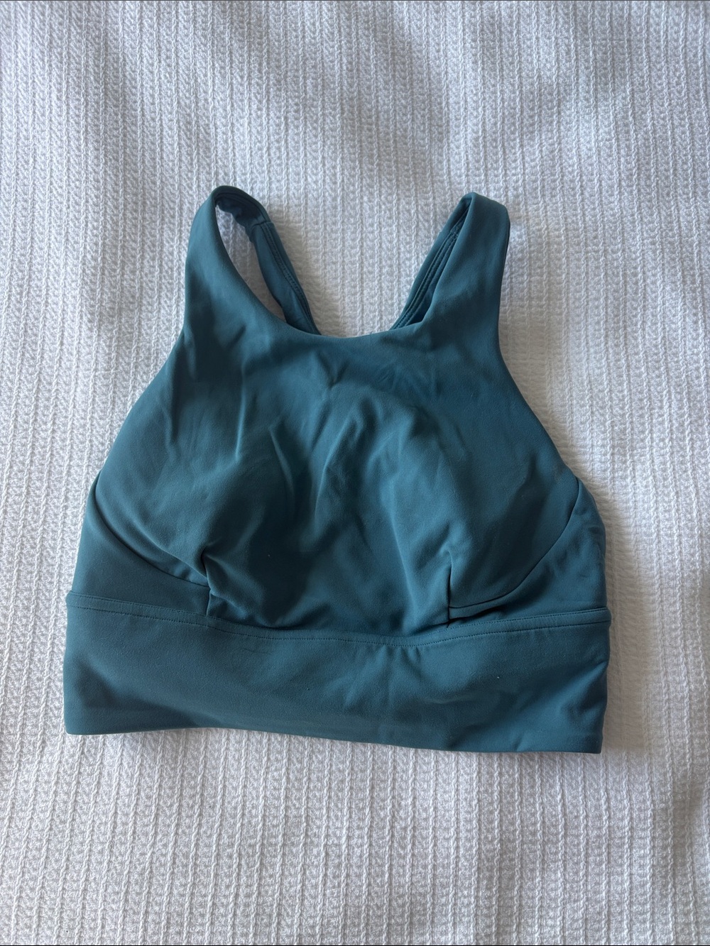 lululemon athletica High-Neck Sports Bralette - Teal Green